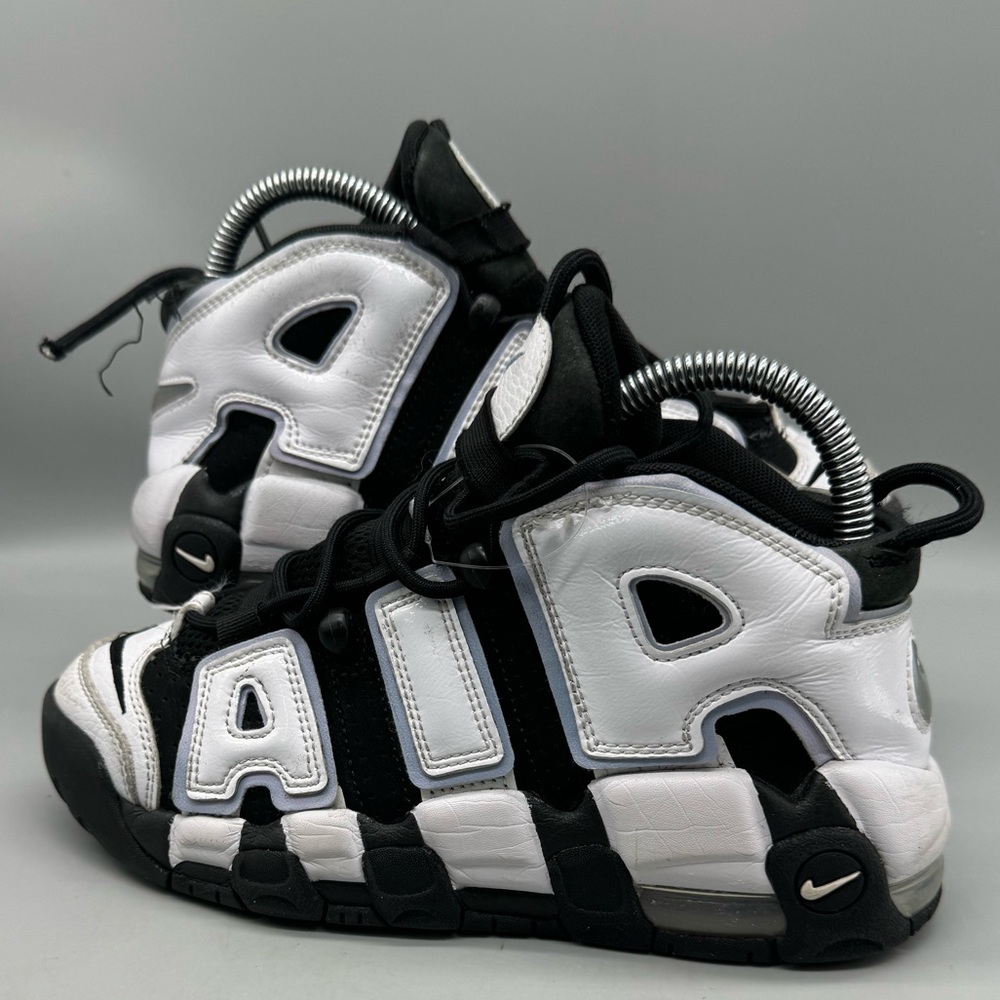 Nike Air More Uptempo Cobalt Bliss 2023 Size 4.5Y Black White